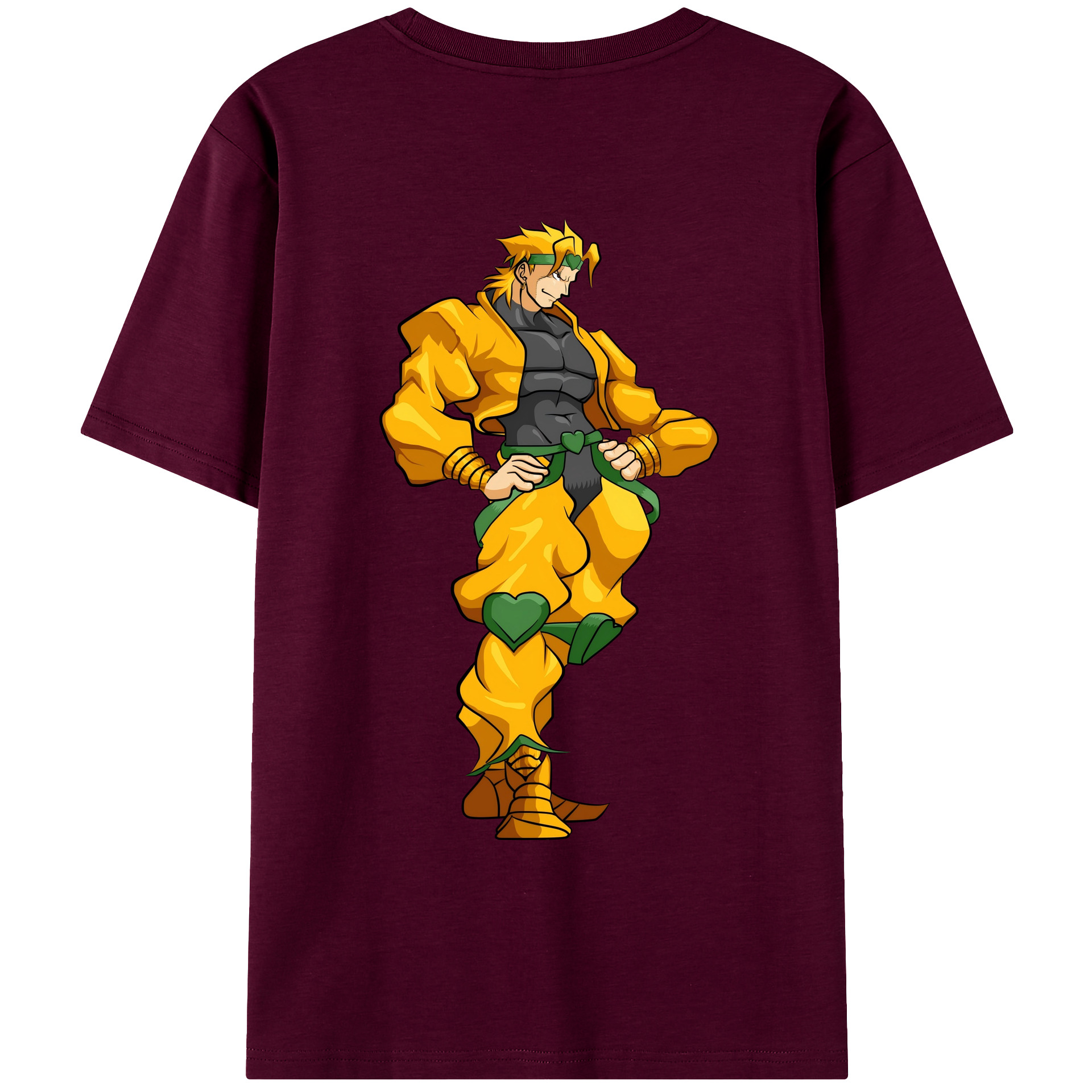 （画像用） ジョジョの奇妙な冒険 ディオ?ブランドー JoJo's Bizarre Adventure Dio Brando レディース半袖Tシャツ(バックプリント)